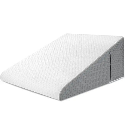 Elevated Wedge Pillow for Sleeping with Memory Foam Layer - Ideal for Acid Reflux, Post-Surgery, Bedside, Dormitory, and Office Use