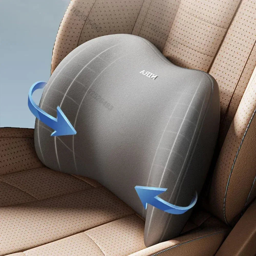 Car Headrest and Lumbar Support Set for Car Seats