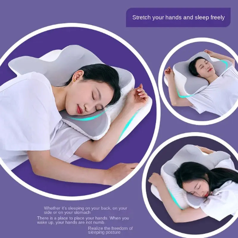 Memory Foam Disc Pillow for Neck Support and Comfort