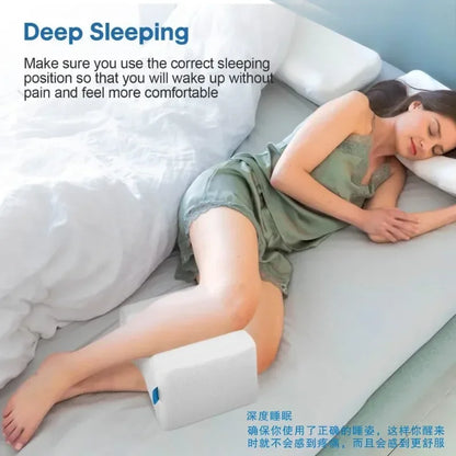 Memory Foam Knee Pillow for Pressure Relief and Sleep Aid